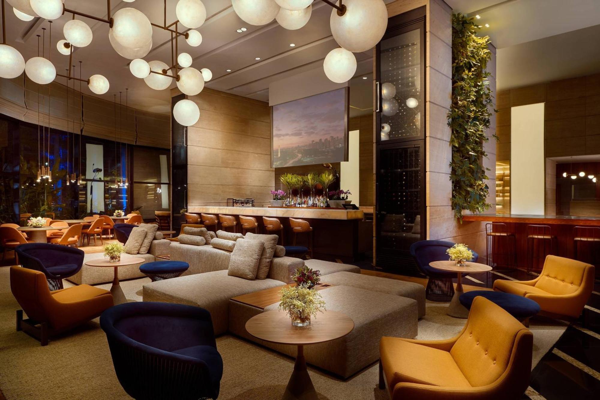 Renaissance Sao Paulo Hotel Εξωτερικό φωτογραφία The lounge at the hotel